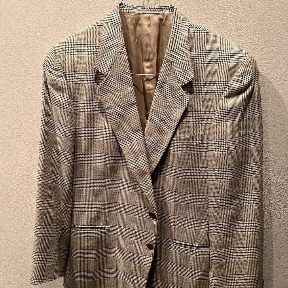 ERMENEGILDO ZEGNA Soft Silk Blended Mens Blazer Sport Coat
